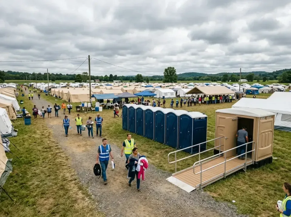 disaster-relief-camp-restrooms-010 — frequently asked questions, Dumpster & Portable Bathrooms Rental in Federalsburg, MD